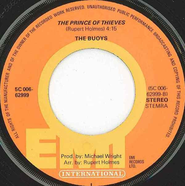 The Buoys : Give Up Your Guns (7", Single, RE)