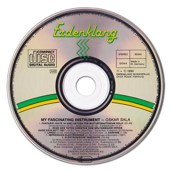 Oskar Sala : My Fascinating Instrument (CD, Album)