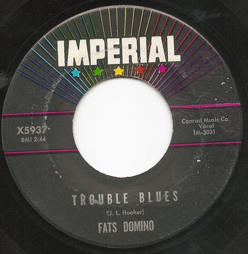 Fats Domino : Trouble Blues (7", Single)