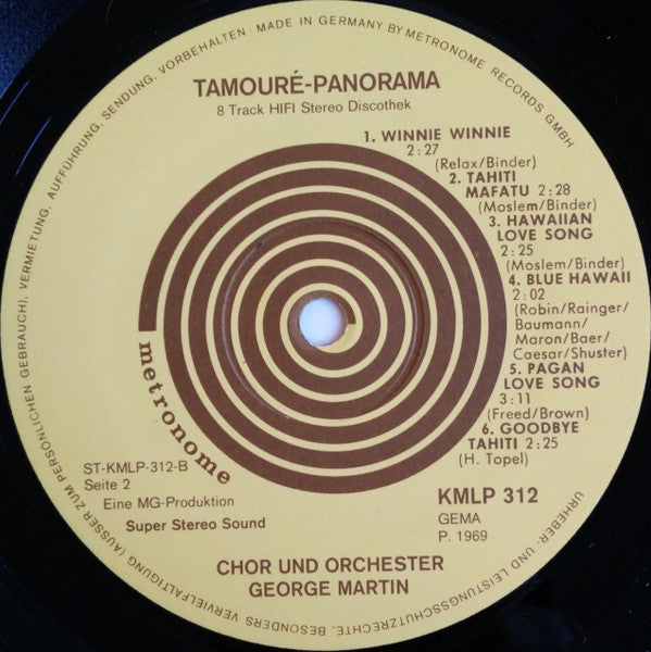 Chor Und Orchester George Martin : Tamouré-Panorama (LP, Album)