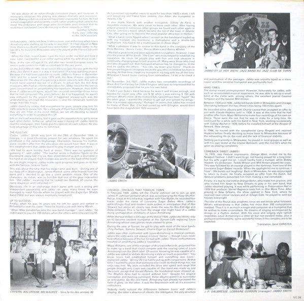 Jabbo Smith And The Hot Antic Jazz Band : European Concerts (LP, Album)