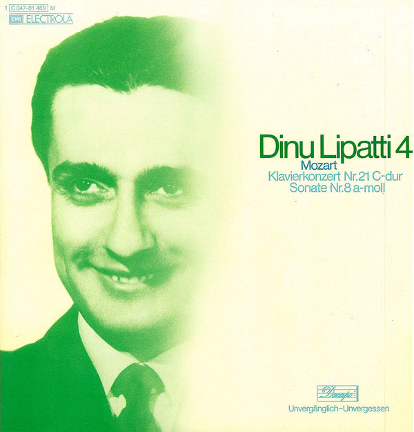 Wolfgang Amadeus Mozart - Dinu Lipatti : Dinu Lipatti 4 - Klavierkonzert Nr. 21 C-Dur / Sonate Nr. 8 A-Moll  (LP, Mono, RE)