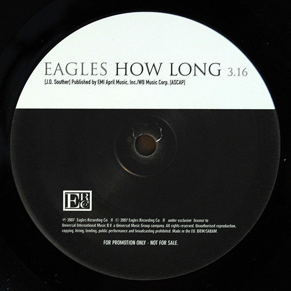 Eagles : How Long (7", Promo)