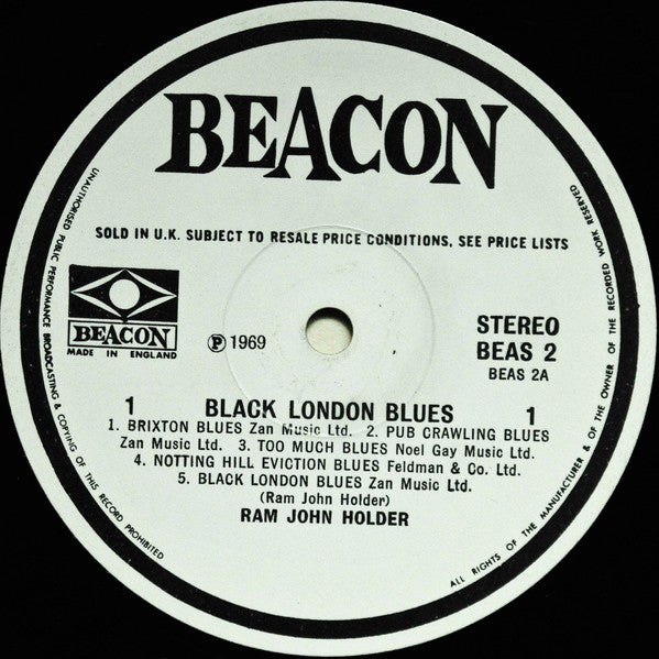 Ram John Holder : Black London Blues (LP)