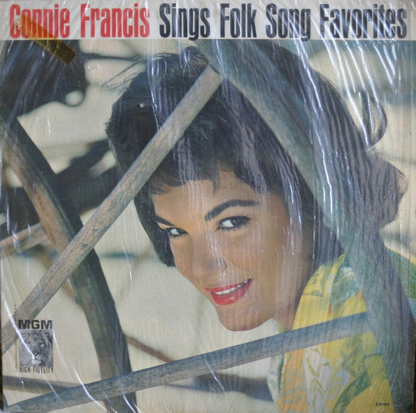 Connie Francis : Sings Folk Song Favorites (LP, Album, Mono, MGM)