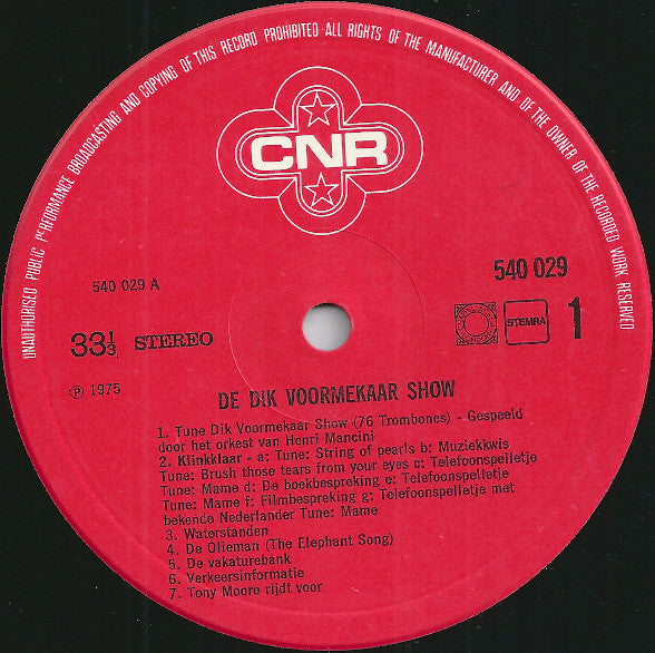 Dik Voormekaar : Dit Was: De Dik Voormekaar Show... Goedenmiddag!!! (Paro-III-en) (LP, Album)