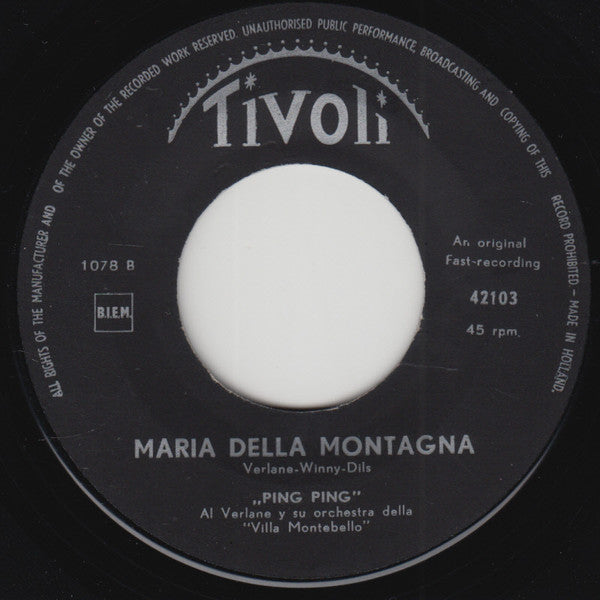 Ping Ping (2) : Sucu-Sucu / Maria Della Montagna (7", Single)