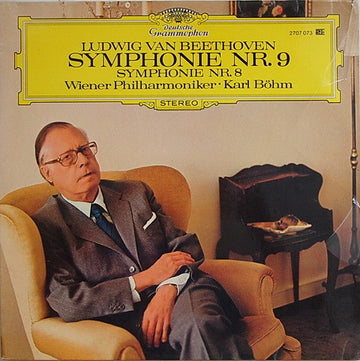 Ludwig Van Beethoven, Wiener Philharmoniker, Karl Böhm : Symphonie Nr. 9 / Symphonie Nr. 8 (2xLP, Gat)