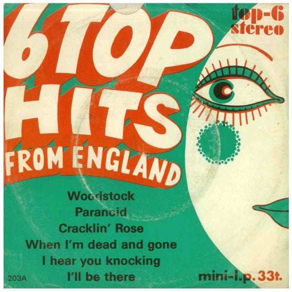 Various : 6 Top Hits From England (7", Min)