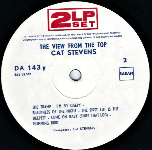 Cat Stevens : The View From The Top (2xLP, Comp, Gat)