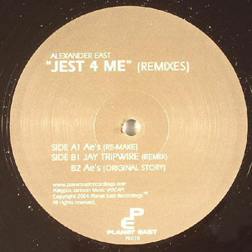 Alexander East : Jest 4 Me (Remixes) (12")