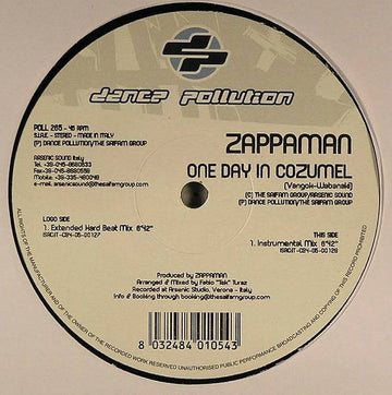 Zappaman : One Day In Cozumel (12")