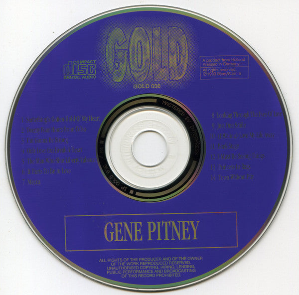 Gene Pitney : Gold (CD, Comp)