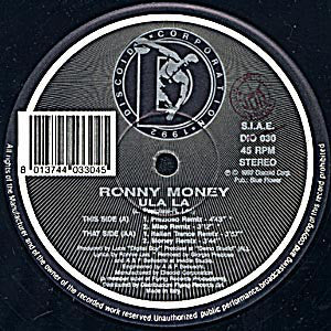 Ronny Money : Ula La (Remixes) (12", Maxi)