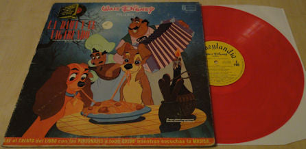 Walt Disney : La Dama Y El Vagabundo (LP, Red)