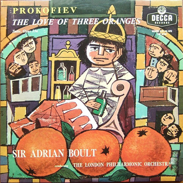 Sergei Prokofiev, Sir Adrian Boult Conducting London Philharmonic Orchestra : The Love Of Three Oranges (10")