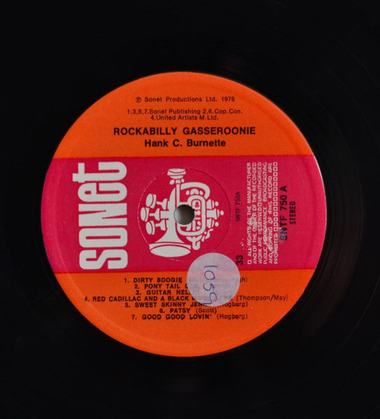 Hank C. Burnette : Rockabilly Gasseroonie - The Legendary Hank C. Burnette (LP, Album, Ste)