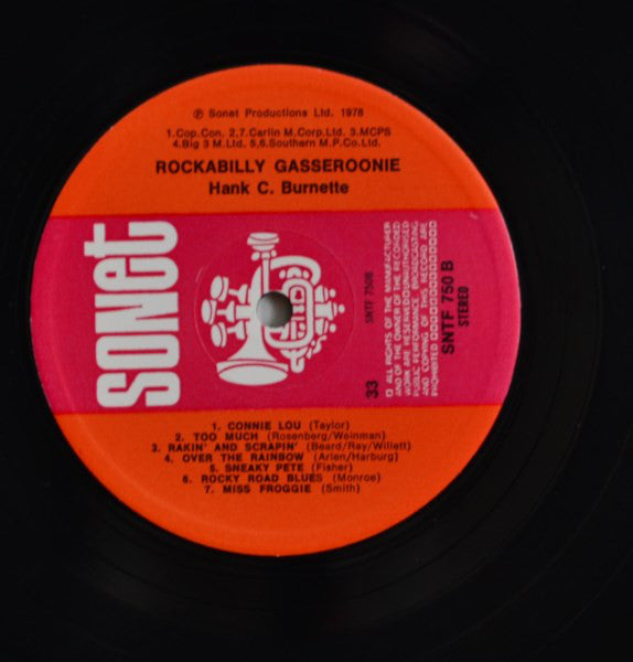 Hank C. Burnette : Rockabilly Gasseroonie - The Legendary Hank C. Burnette (LP, Album, Ste)