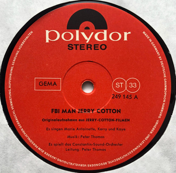Peter Thomas : FBI Man Jerry Cotton (LP, Comp)