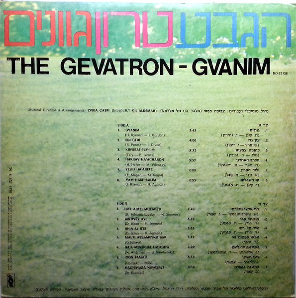 Gevatron : Gvanim (LP, Album)
