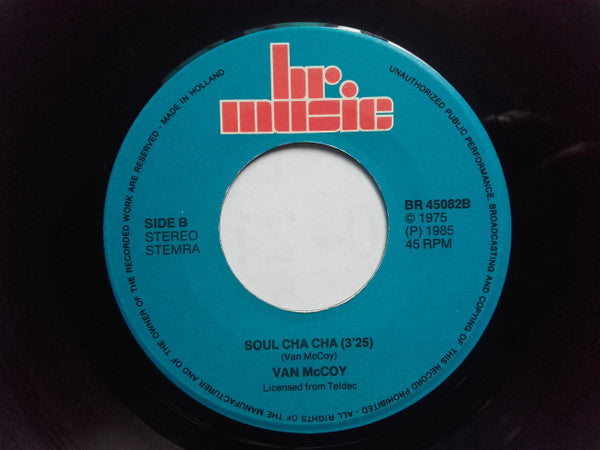 Van McCoy : The Hustle / Soul Cha Cha (7", RE)