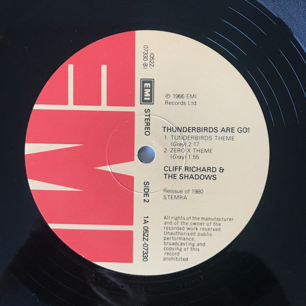 Cliff Richard And The Shadows : The Cliff Richard  -  The Shadows E.P. Collection Vol 15: Thunderbirds Are Go! (12", EP)
