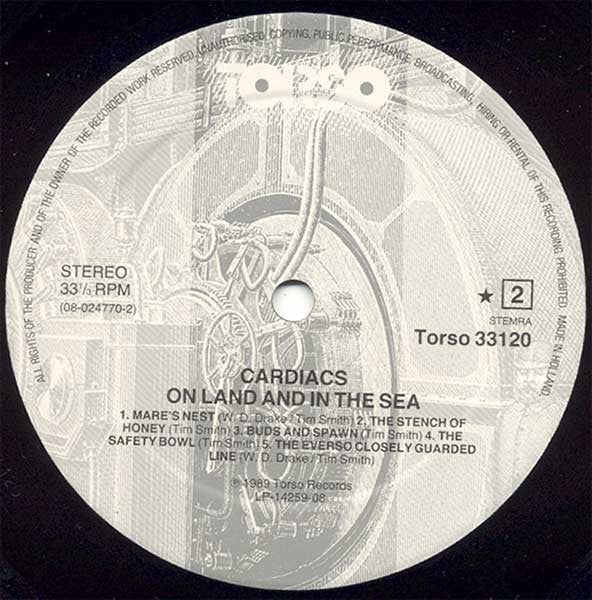 Cardiacs : On Land And In The Sea (LP, Album)
