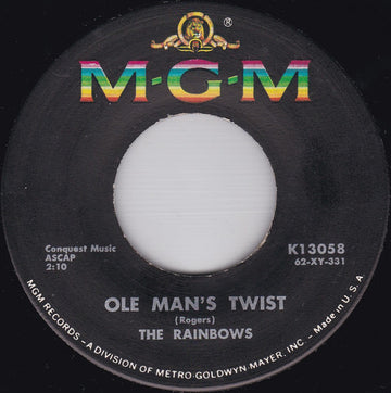 The Rainbows (6) : Ole Man's Twist / Straight Ahead (7", Single)