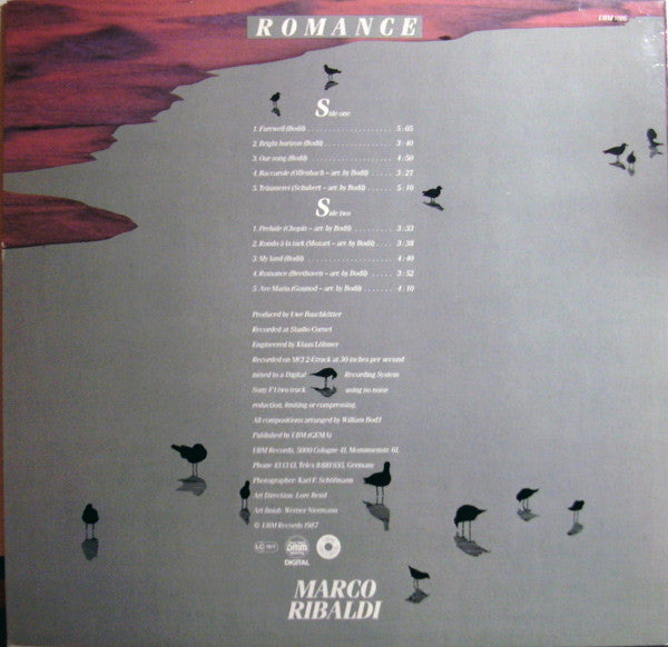 Marco Ribaldi : Romance (LP, Album)