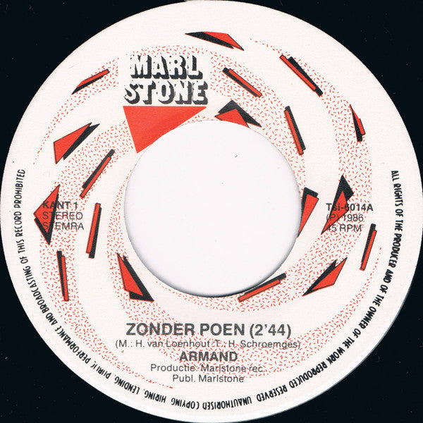 Armand : Zonder Poen / Die Momenten (7", Single)