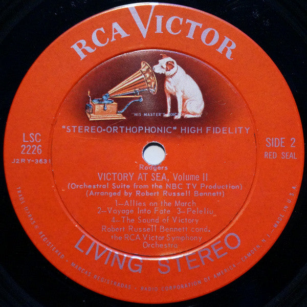 Richard Rodgers, Robert Russell Bennett : Victory At Sea Vol. 2 (LP, Album, Gat)
