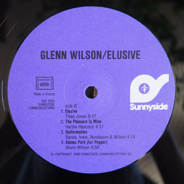 Glenn Wilson (3) : Elusive (LP, Album)