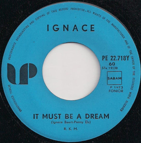 Ignace : More Than Sympathy (7", Single)