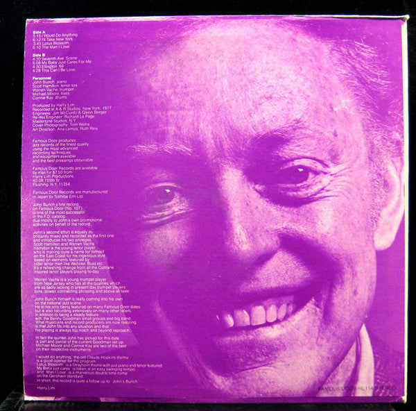 The John Bunch Quintet : John's Other Bunch (LP)