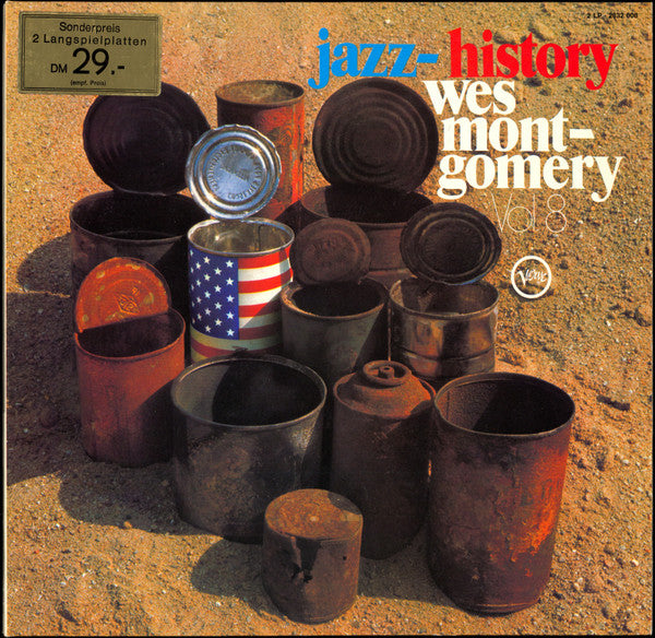 Wes Montgomery : Jazz History Vol.8 (2xLP, Comp, Gat)