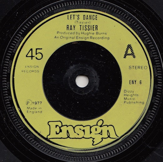 Ray Tissier : Let's Dance (7")
