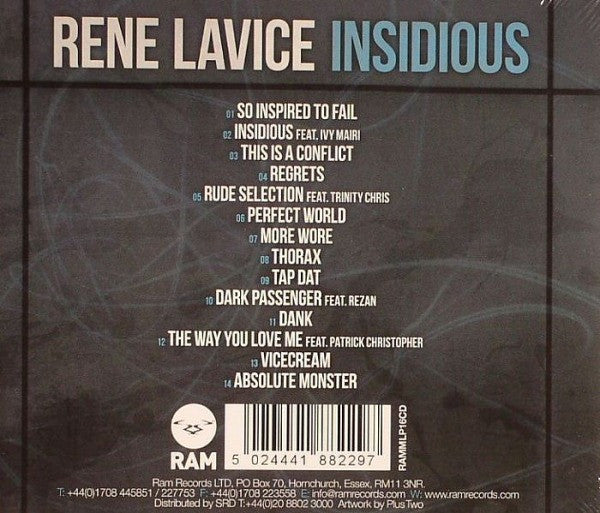 Rene LaVice : Insidious (CD, Album)