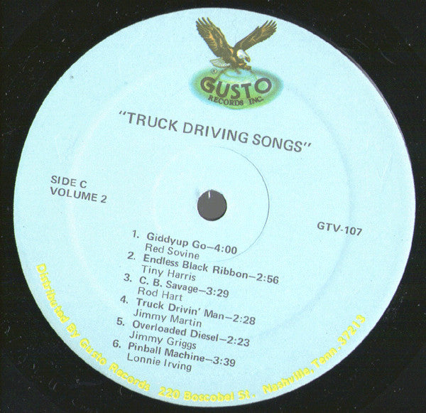 Various : Road Music - Truck Driving Songs (2xLP, Comp)