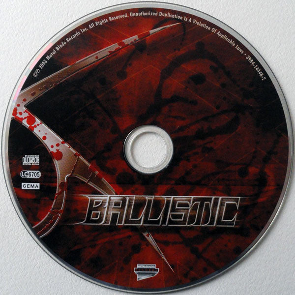 Ballistic (4) : Ballistic (CD, Album, Enh, Promo)
