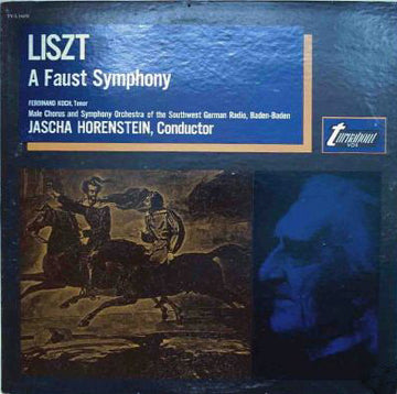 Franz Liszt, Jascha Horenstein : A Faust Symphony (LP)