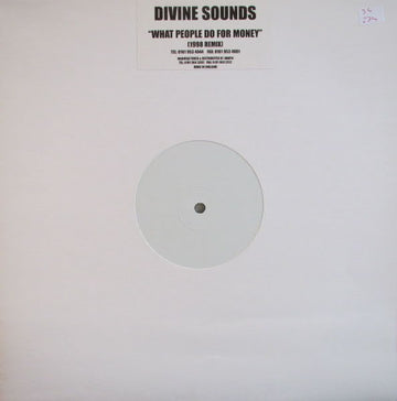 Divine Sounds : What People Do For Money (1998 Remix) (12", W/Lbl)