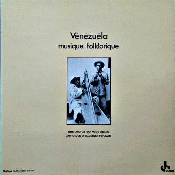 Various : Vénézuéla Musique Folklorique (LP, Mono, RE)