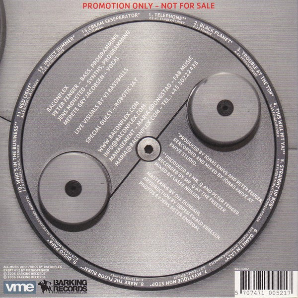 Baconflex : Mind Manipulator (CD, Promo)