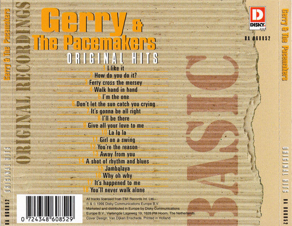 Gerry & The Pacemakers : Original Hits (CD, Comp)
