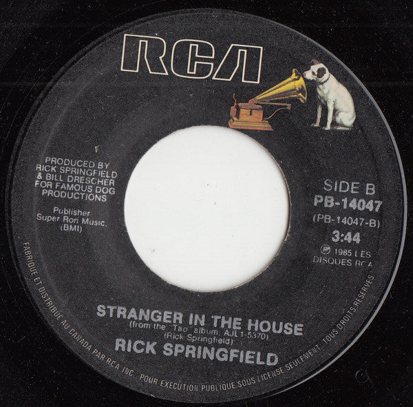 Rick Springfield : Celebrate Youth (7", Single)