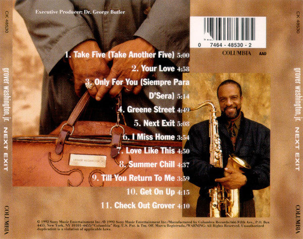 Grover Washington, Jr. : Next Exit (CD, Album)