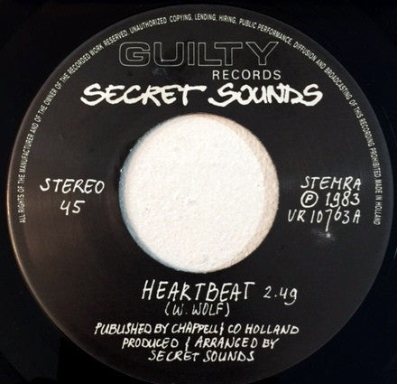 Secret Sounds (2) : Heartbeat (7", Single)