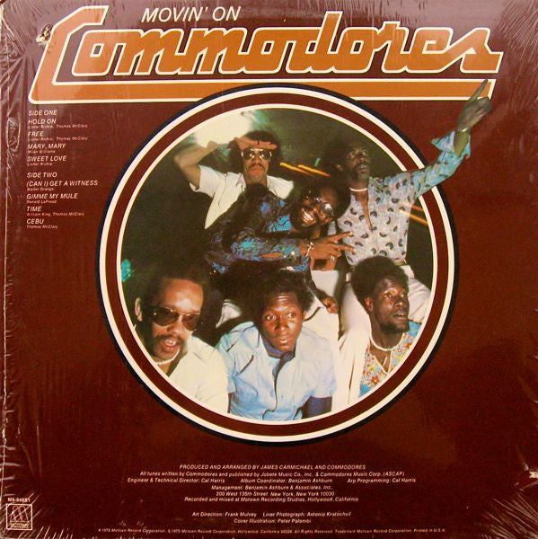 Commodores : Movin' On (LP, Album)