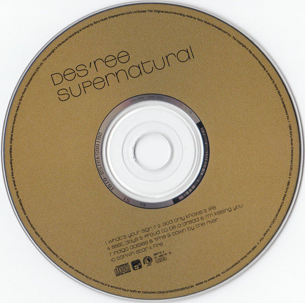 Des'ree : Supernatural (CD, Album)