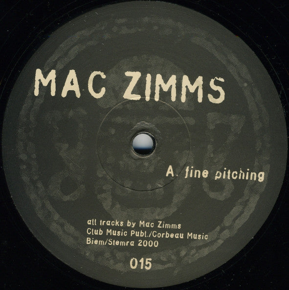 Mac Zimms : Fine Pitching (12")